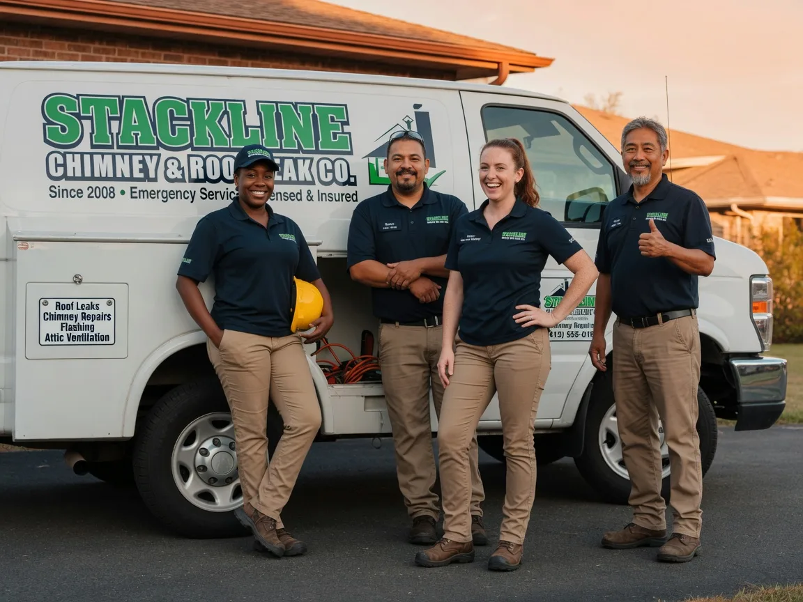 Chimney flashing repair company in Groton, CT